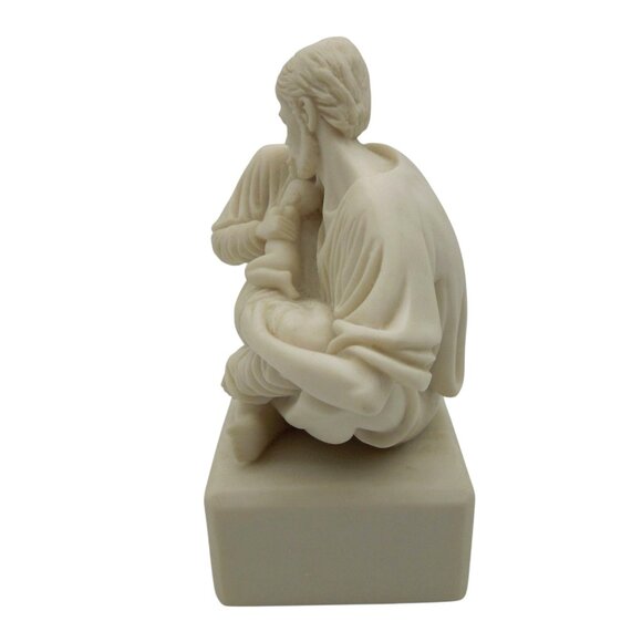 TIMOTHY SCHMALZ Holy Family A Quiet Moment 90s Figurine Canada Vintage 7x5" - Picture 10 of 13
